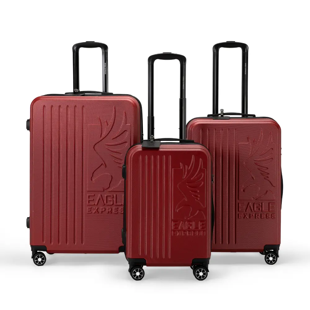 Superior ABS Hard Luggage Set of 3 Pcs