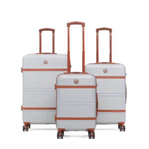 Jefforce ABS Hard Luggage Set of 3 Pcs